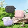 Милый чехол с гравировкой в виде цветка для AirPods Pro 3 Case 2025 с чистящим набором, противоударный силиконовый чехол для AirPods Pro 3-го поколения