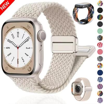 Нейлоновый ремешок для Apple Watch 44 мм, 45 мм, 49 мм, 42 мм, 38 мм, 40 мм, 41 мм, ремешок для часов, браслет для iWatch Series Ultra 9, 8, 7, 6, 5, 4 SE, 3 ремешка