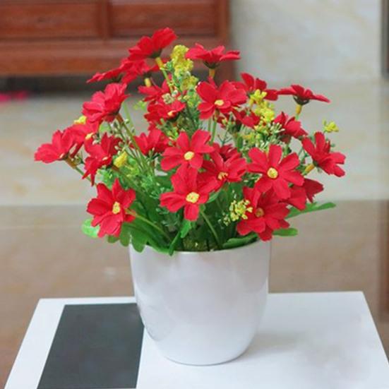 Искусственное растение изысканное мастерство орнамент мини нежный пластиковый искусственный цветок декор для офиса