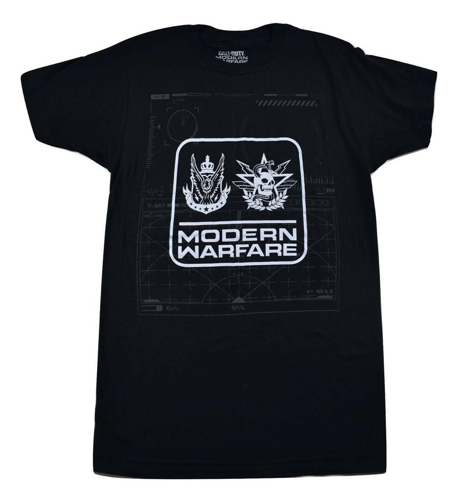 Call Of Duty Mens Call Of Duty Modern Warfare Faction Icons T-shirt New XSXL