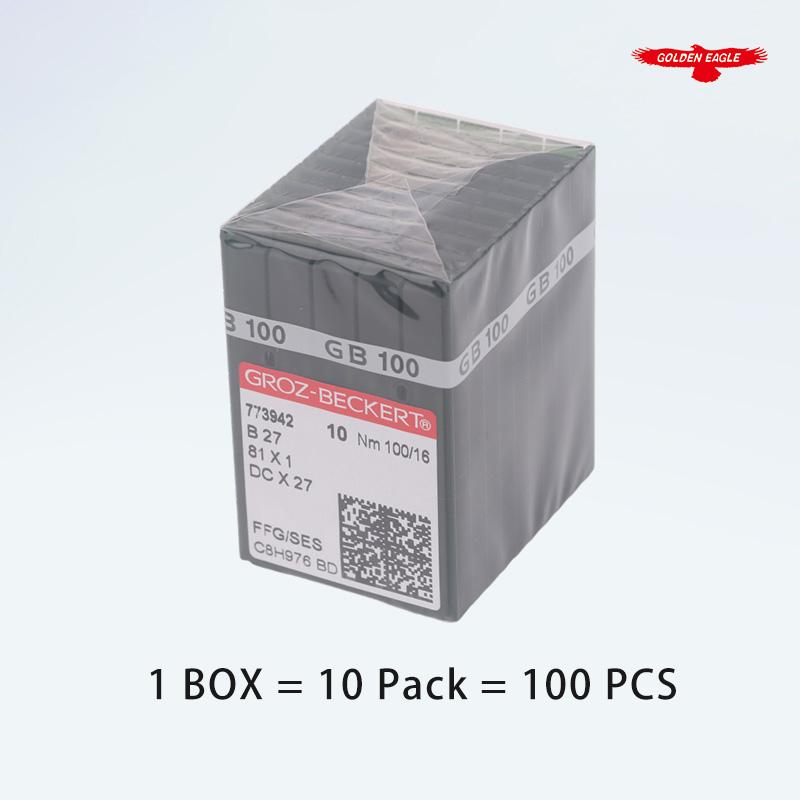 50 ШТ. DCX27 (B27) Иглы Groz-Beckert 81X1 для промышленных оверлоков JUKI BROTHER PEGASUS SIRUBA YAMATO