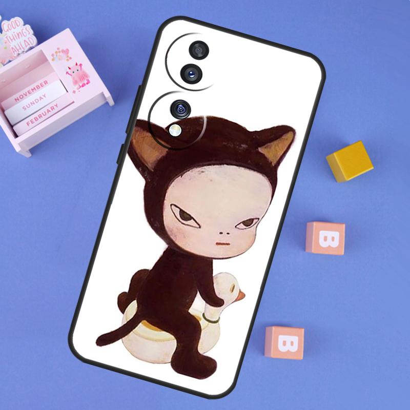 Чехол Yoshitomo Nara для Honor Win RT 400 200 Pro 50 70 90 X9a X9b X9c X9d X8b X8c Magic 8 Pro 6 7 Lite
