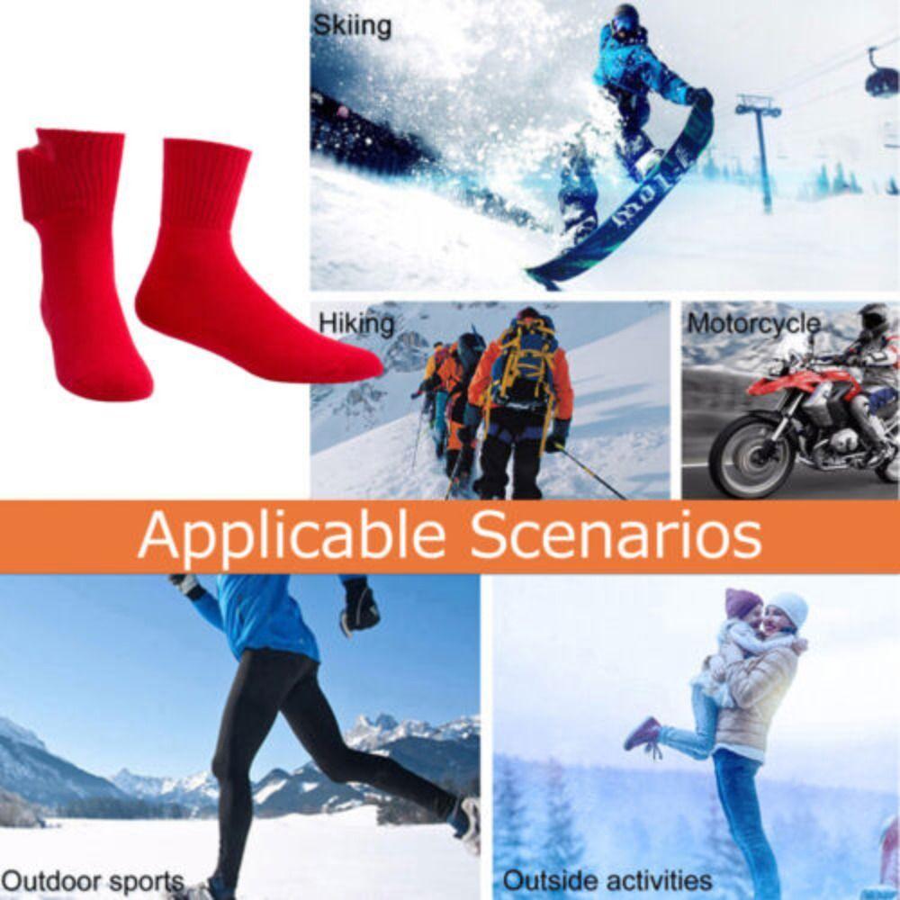 Unisex Boot Winter Warmer Socks Thermal Stocking Electric Heated Socks Feet Warmer