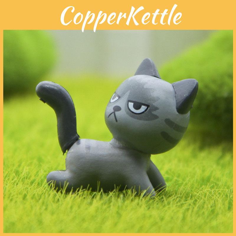 Модный набор из 6 шт. Каваий Закка Милая кукла грустного кота Очаровательные мини-мультяшные фигурки