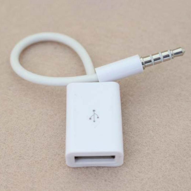 3,5 мм AUX Стерео Штекеры в USB Конвертер Aux Кабель Шнур Для Автомобиля MP3 Динамика