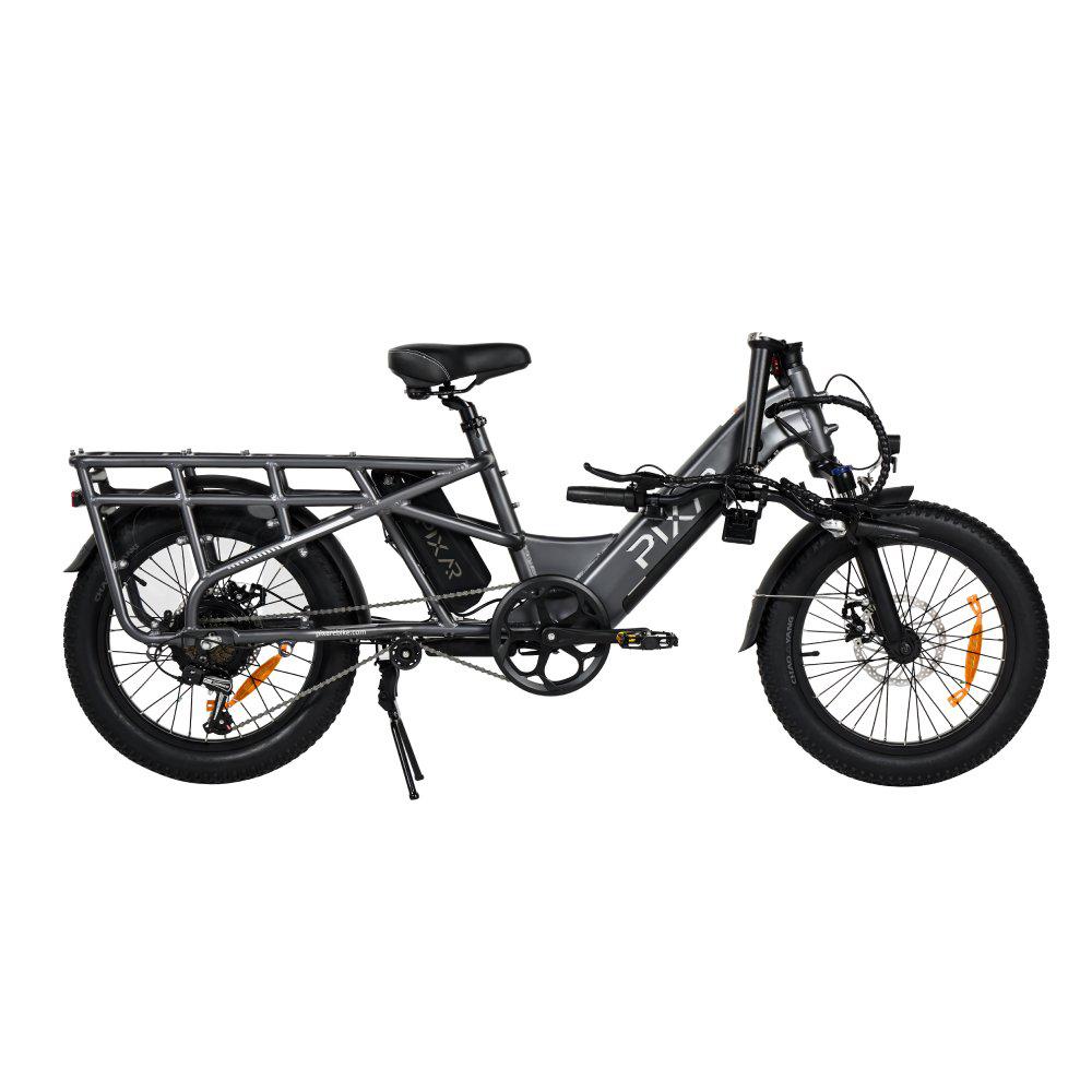 PIXAR Plus-20.4AH City Convenient Folding Electric Bicycle 48V 20.4Ah Battery 500W Motor 20 Inch Fat Tires Urban Commuting E-Bike For Unisex
