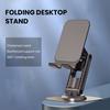 Aluminum Alloy Phone Holder 360 Rotatable Non-slip Foldable Heavy Duty Desktop Tablet Mobile Phone Stand Phone Accessories