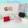 Adorable Mini Butterfly Bow Kids Handbag For Girls Cute Pu Crossbody Purse Accessory