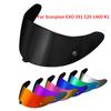 Motorcycle Helmet Visor for EXO 520 1400 R1 Tinted Visor for Scorpion EXO 391 520 1400 R1 Anti-UV Protection Face Shield ReplaceSpeed Sensors 6