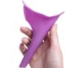 Women's Urinal Portable Piss Feminine Urinal Urine Travel Reusable Silicone Stand-up Piss Urinal - Purple