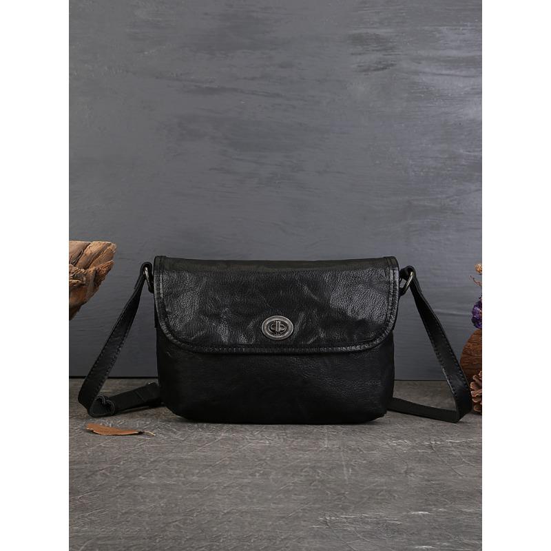 Первый слой коровьей кожи, однотонная маленькая квадратная сумка, винтажная сумка через плечо, высококачественная сумка через плечо из натуральной кожи ручной работы для женщин