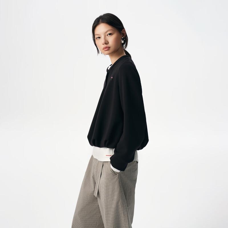 broadcast Women's Loose Fit Round Neck Long Sleeve Sweatshirt