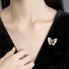 Three Dimensional Embroidery Butterfly Brooch Versatile Temperament Chest Flower