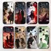 Traditional Couple Silicone Soft Phone Case For iPhone17,16,15,14,13,12 Pro Max Plus X XR SE Cover