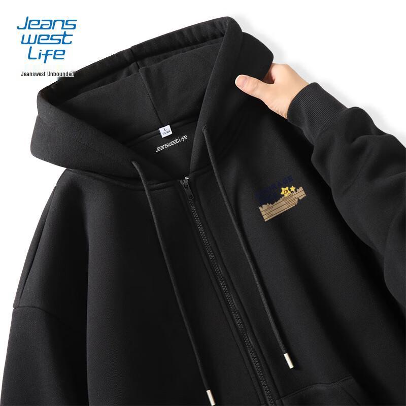 JEANSWEST LIFE Мужская куртка с капюшоном на молнии
