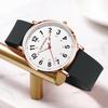 LIGE Luxury Business Men Watches Men Gold Watch Ultra Thin Mens Watches Silicone Quartz Watch Man Wristwatch Relogios Masculino