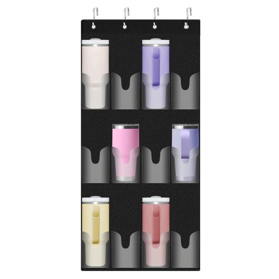 Держатель для бутылок с водой для чашек, 12 карманов, большой вместительный органайзер с 4