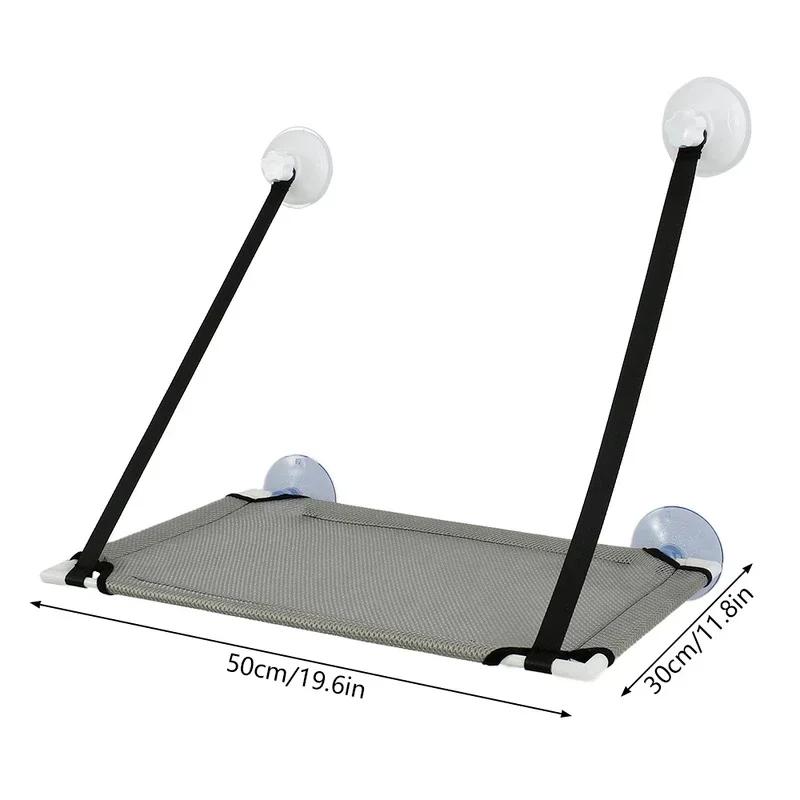 Гамак для кошек на присоске, подоконник, удобный гамак для кошек, летние дышащие сетчатые двухместные подвесные кровати, гамак для домашних животных