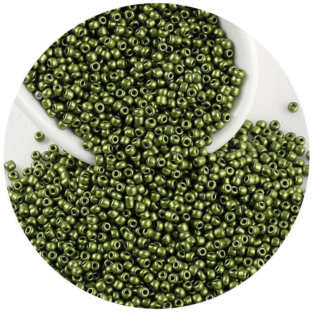 2mm Hole Glass Small Beads DIY Jewelry Cross Stitch Clothing Bag Accessories Loose Beads