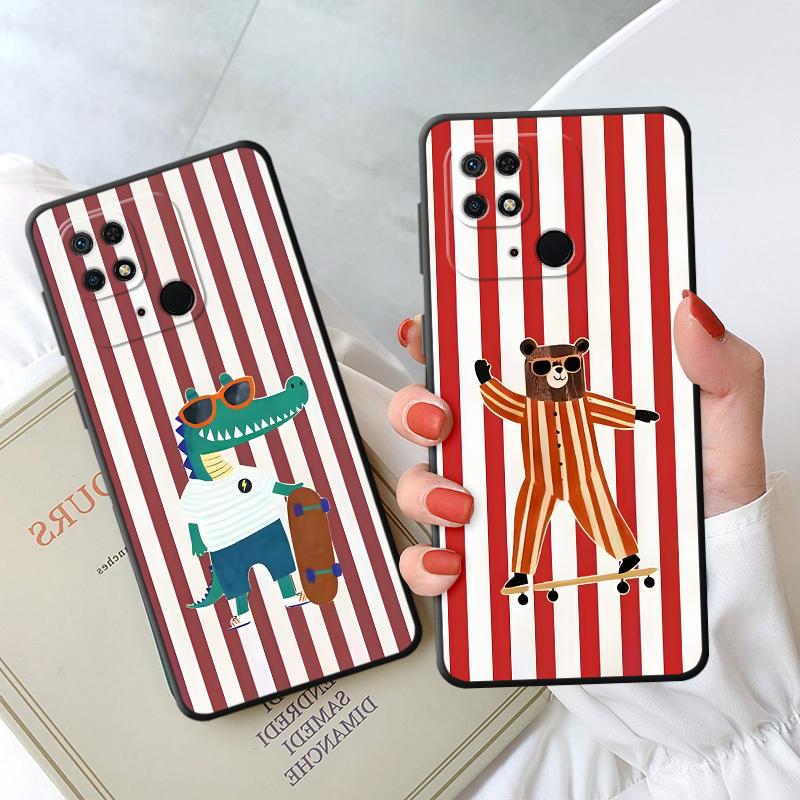 Чехол для телефона Funda для Xiaomi Mi 12T Pro 11T 12 14 15 Pro 11 13 Lite 10T 12X Креативные мультяшные животные