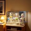 DIY blind box figurine storage display rack, acrylic transparent dustproof cabinet, doll building block ornaments