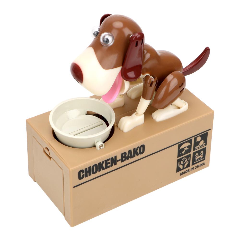 Money Saving Box Automated Money Boxes Plastic Electronic Piggy Banks Kids Gift Cartoon Robotic Dog Steal Coin Bank