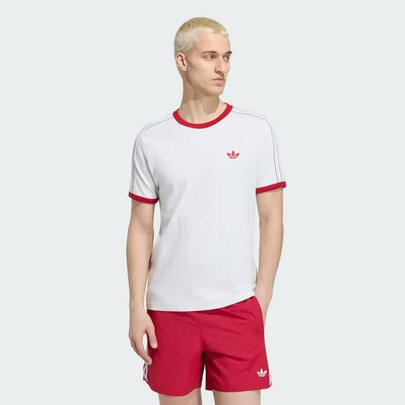 adidas Мужская футболка Originals с вышивкой, приталенная