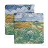 Чехол-книжка Twosheep для Kobo Libra Colour Kobo Libra2 Магнитная съемная обложка с местом для стилуса Прозрачная задняя панель Автопробуждение Масляная живопись