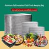 Large Capacity Thickened Aluminum Foil Insulated Bag with Adhesive Strip