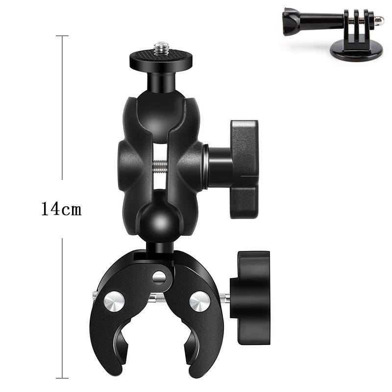 1 Inch 25mm Ball Head Super Clamp Mount Bracket for Gopro Insta360 DJI Action Camera Accessories Support Motorcycle Handlebar