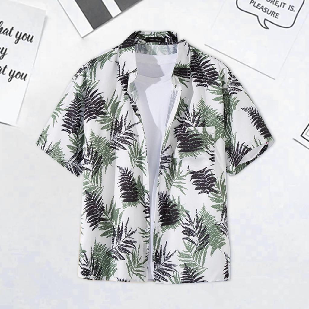 Matreeglam Aloha Beach Цветочный Принт Летняя Рубашка с Коротким Рукавом Гавайская Свободная Больших Размеров Летняя Дорожная Рубашка Рубашка, Рубашка, Рубашка, Унисекс, Рубашка, Стиль, Посадка,