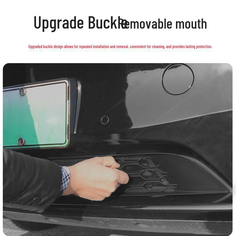 Tesla Model 3 & Y Insect Net Grille Cover - Air Inlet Mosquito Repellent & Water Tank Protector