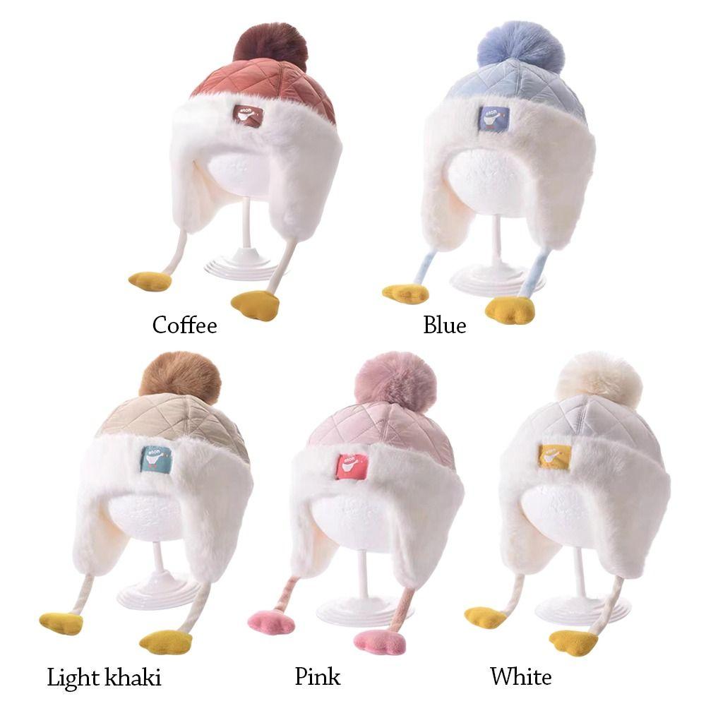 1-4 Years Thicken Kids Beanie Cap Ear Protection Baby Knitted Hat for Baby Children Kids
