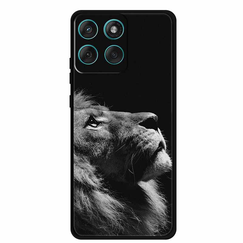 For Motorola Edge 60 Fusion Case XT2503-4 Wolf Lion Soft TPU Silicone Phone Cover for Motorola Edge 60 Fusion Case Fundas Coque