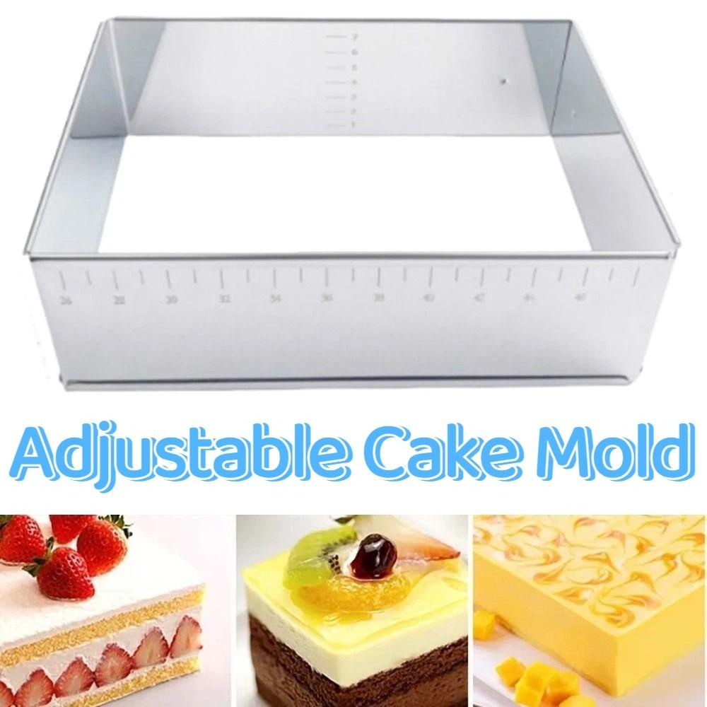 DIY Stainless Steel Baking Mould Rust-proof Dessert Baking Mould Bakeware Mousse Cake Ring Pastry