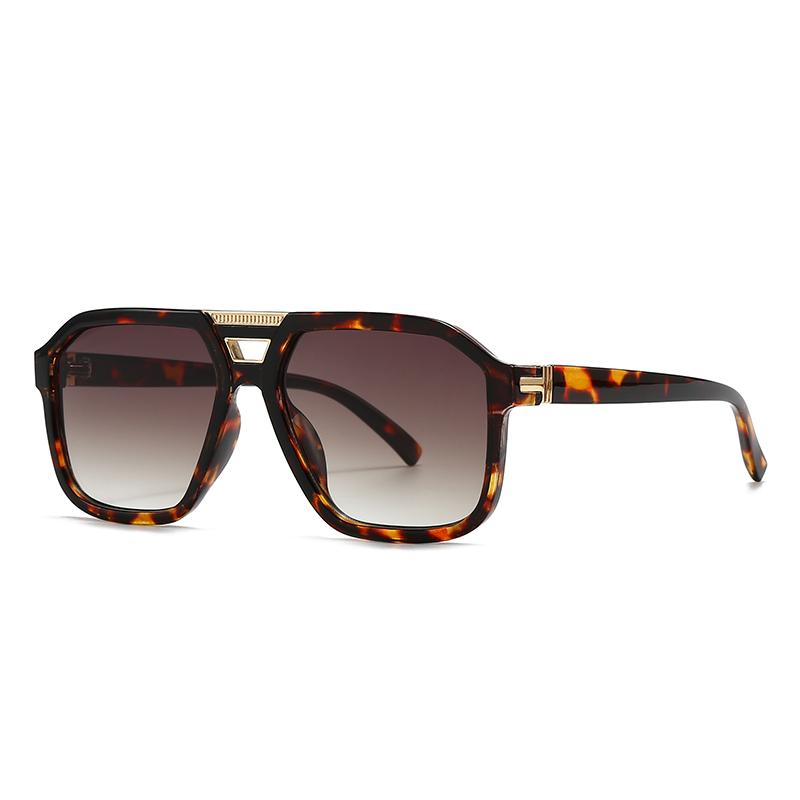 Cross-Border Export New Modern Retro Large Frame Men's Sunglasses Ins Style Street Shooting Big Brand Ink Lh290