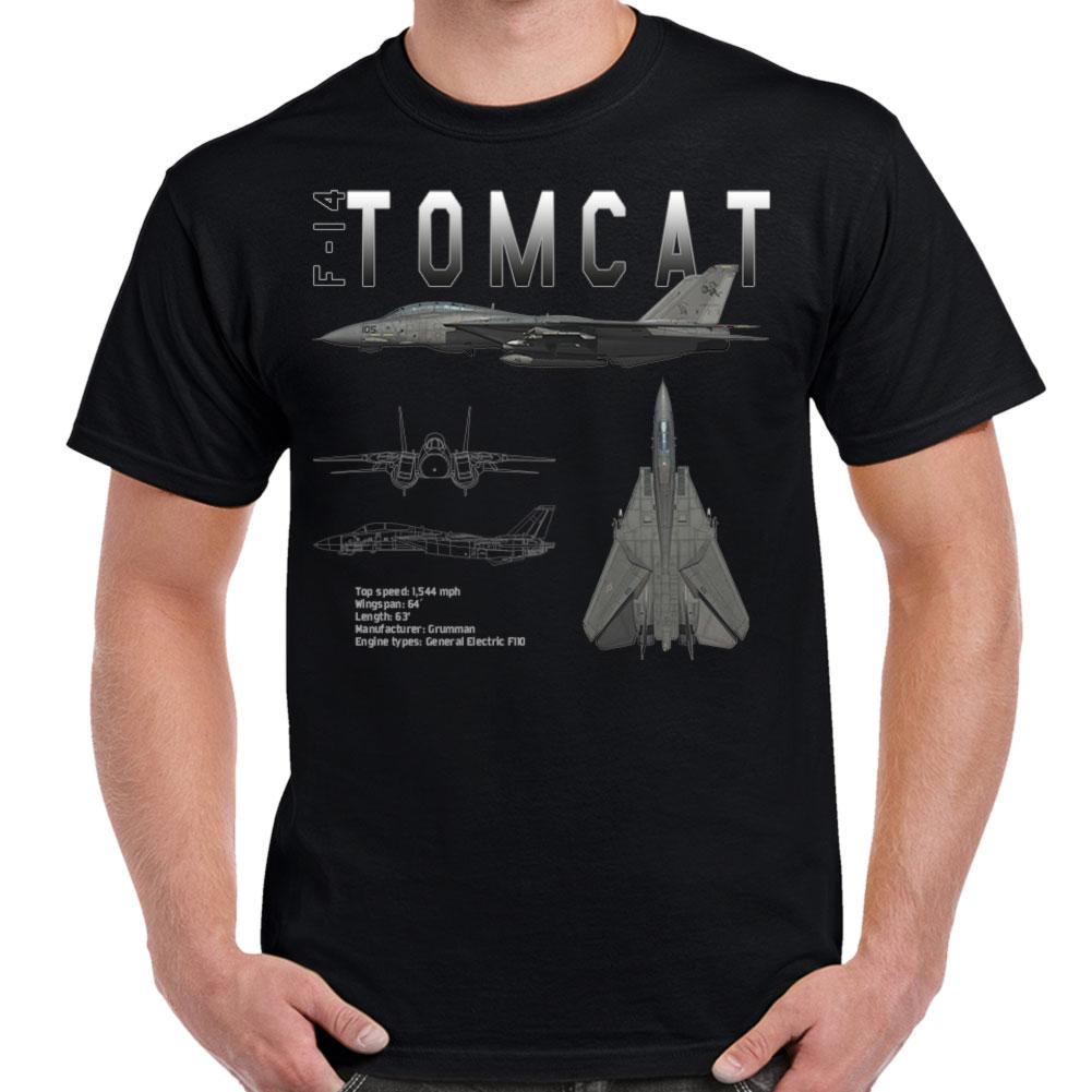 F-14 Tomcat Schematic Design T-Shirt