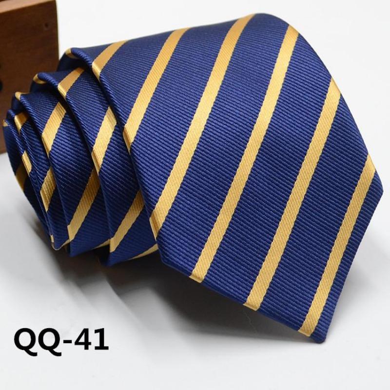 Мужское Платье Деловой Повседневный Профессиональный Жених Свадьба Лучший Муж С Полосатым Жаккардом Изысканный Джентльмен Мужской Премиальный Галстук