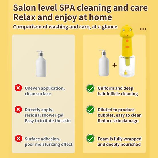 Электрический дозатор для пенящегося шампуня 400 мл, автоматический распылитель шампуня для душа собак, перезаряжаемый дозатор мыла для купания собак и кошек, чистка кухонной раковины