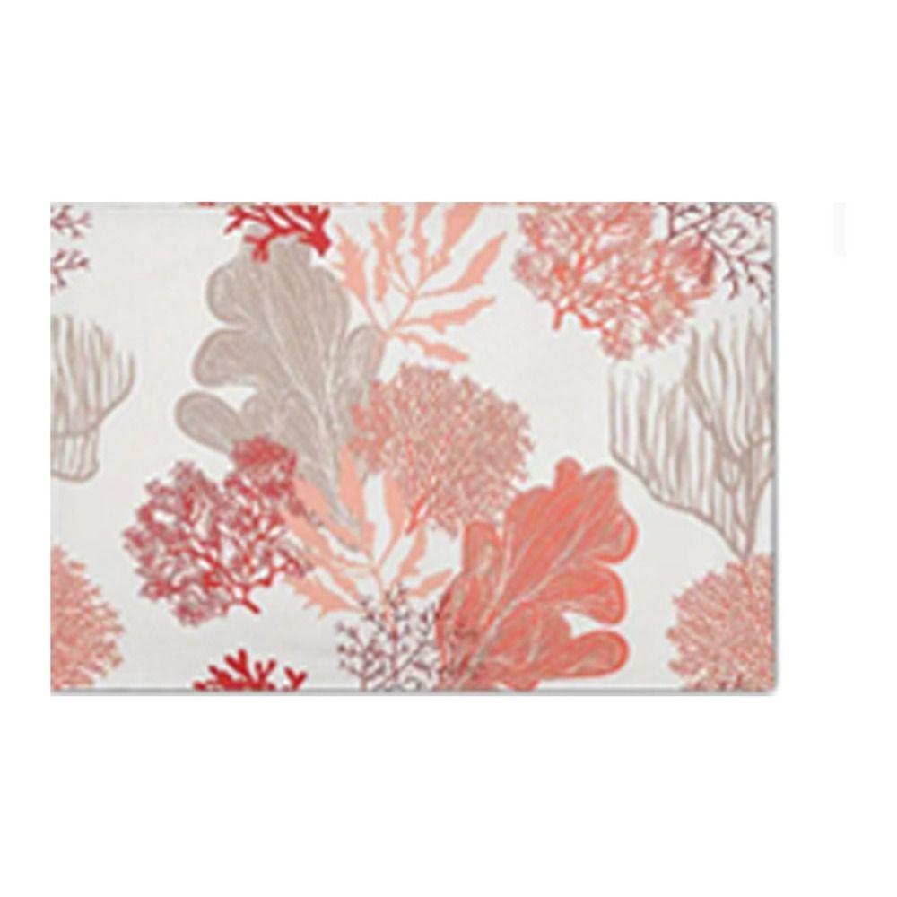 Seashells Linen Placemat Anti Slip Tableware Pad Summer Beach Placemat Table Decoration