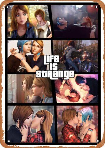Постер видеоигры Металлическая жестяная табличка Life is Strange Игры Декор для стен из алюминия