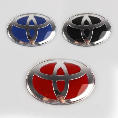 3D эмблема логотипа автомобиля для Corolla Camry RAV4 Hilux CHR Highlander Yaris Vios Alphard Prado Reiz Wish, Решетка радиатора и капот
