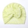 Spring and Summer New Children's Hats, Cute Solid Color Bows, Breathable and Cool Baby Caps, Baby Hats
