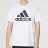 Adidas Футболка Essentials Single Jersey Big Logo Tee White для мужчин в уличном стиле IC9349