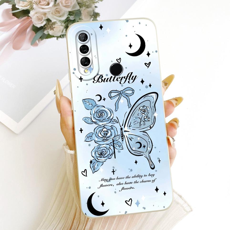 Чехол для телефона с принтом Вишня Маргаритка Кот для Huawei Honor 10 Lite Задняя крышка Матовый Жидкий Силикон Чехол для Honor 10i 10Lite
