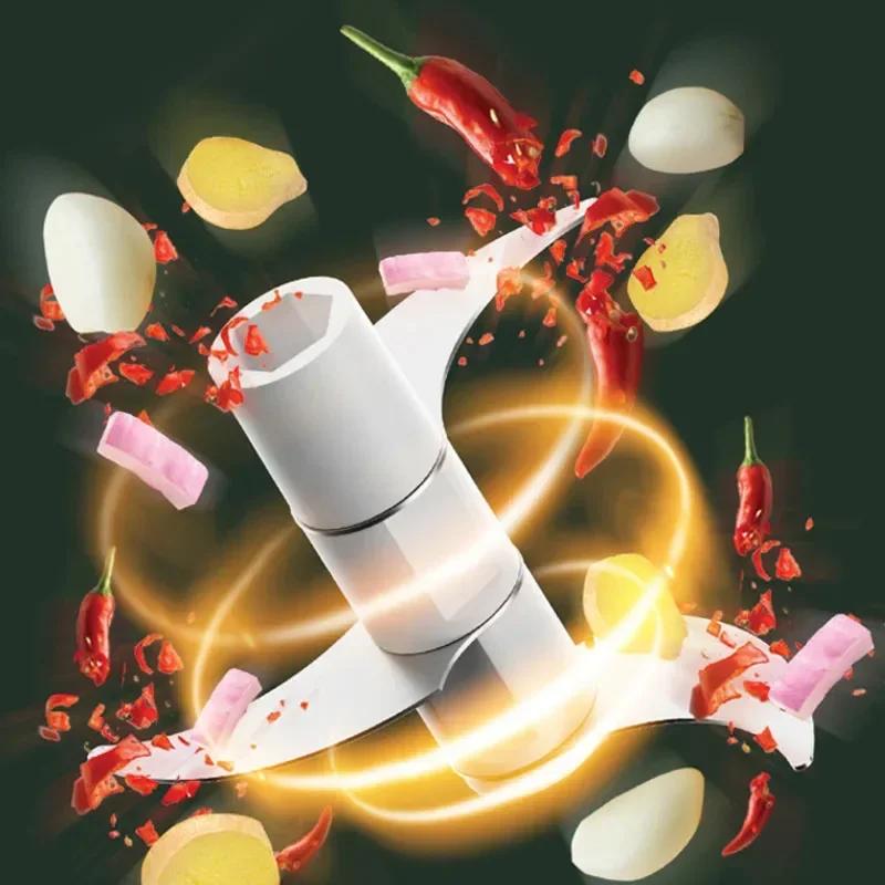 Ручная давилка для чеснока, многофункциональная машина для измельчения моркови и овощей, кухонные аксессуары, инструменты для лука, 3 измельчителя для чеснока, размер слайсера