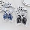 Polka Dot Lace Small Square Scarf Women'S Spring And Summer Atmosphere Retro Versatile Decorative Headscarf