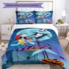Christmas Nightmare Bedding Set Breathable Duvet Cover with Pillowcases Decorative Bed Linen for Bedroom Home Decoration Birthday Gift