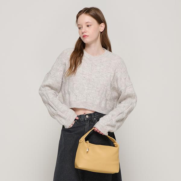 Кожаная мини-сумка Cutie (желтый), РД24Д26еф0-7000026588