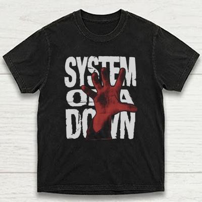 Футболка группы System Of A Down | Графическая футболка в стиле рок-музыки | Унисекс мерч